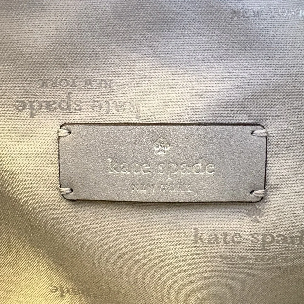 NWOT Kate Spade New York Dumpling Satchel Purse Large Gray